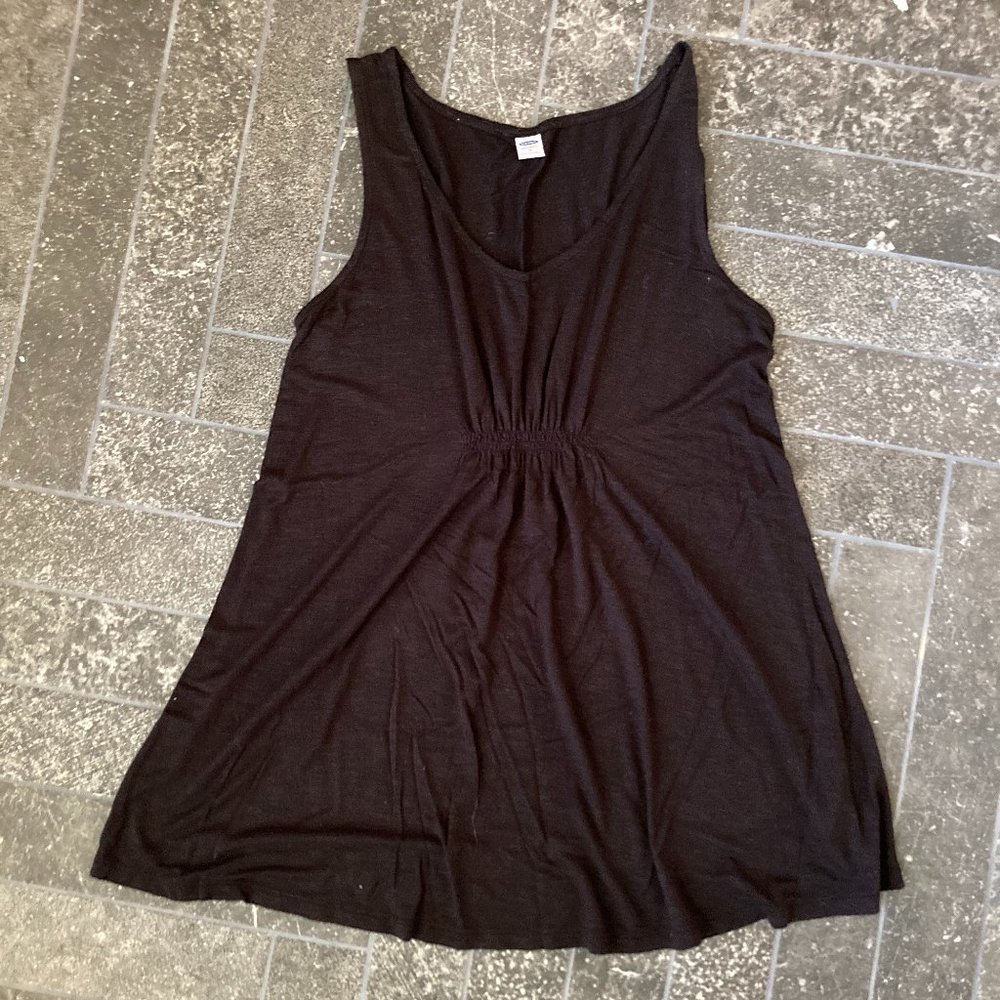 Black maternity tunic - size medium